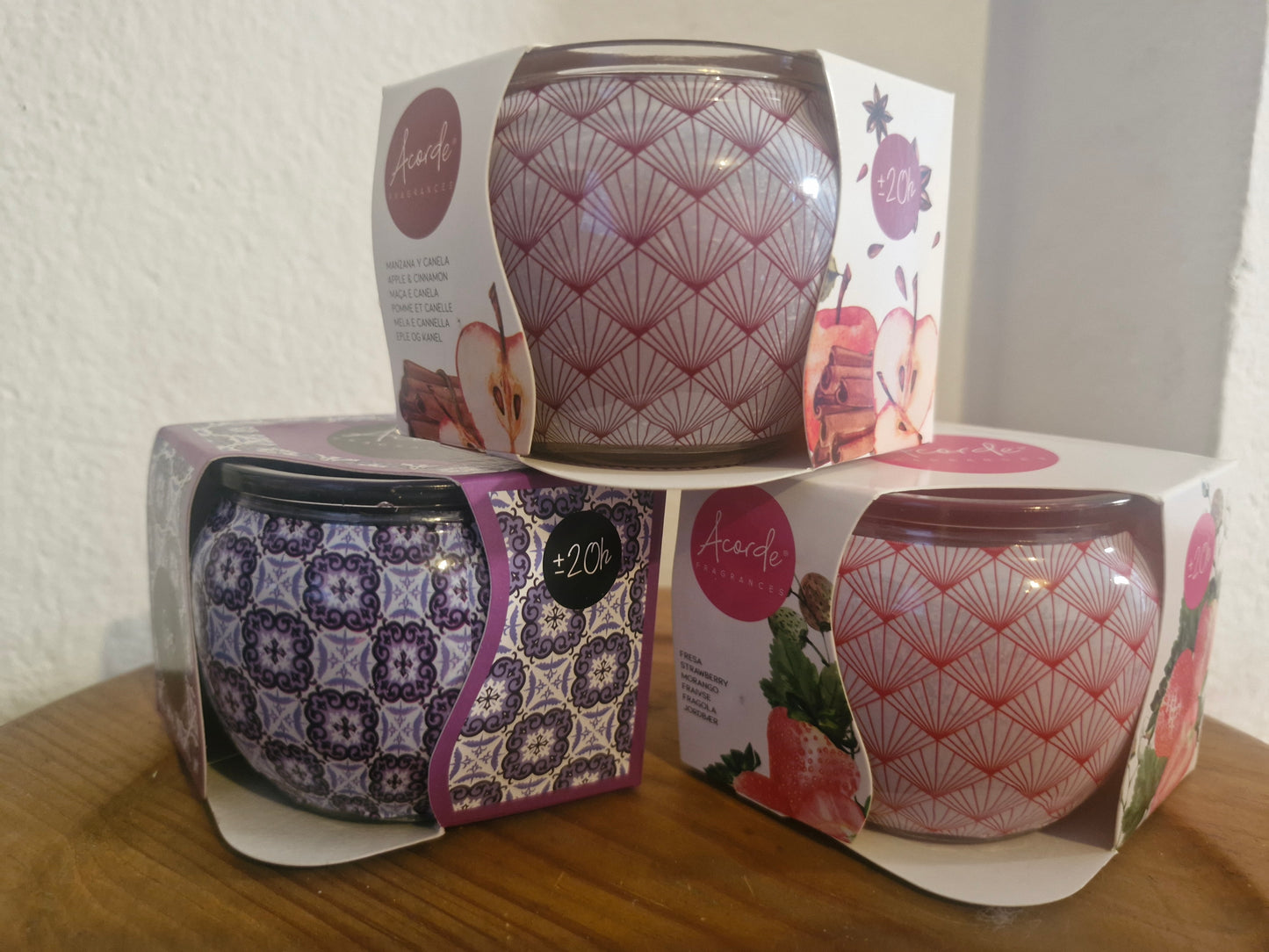 Bougie parfumée en pot de verre