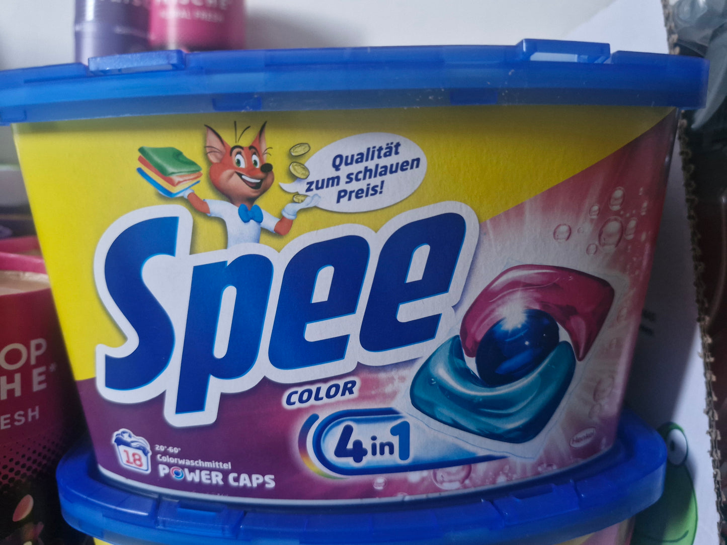 Spee Power Caps couleur 18 charges de lavage