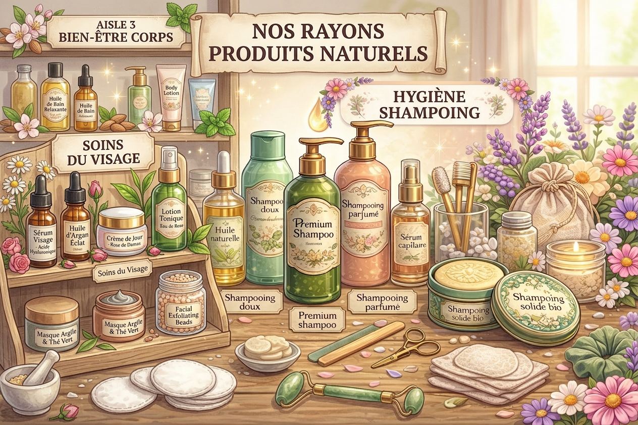 NOS RAYONS PRODUITS