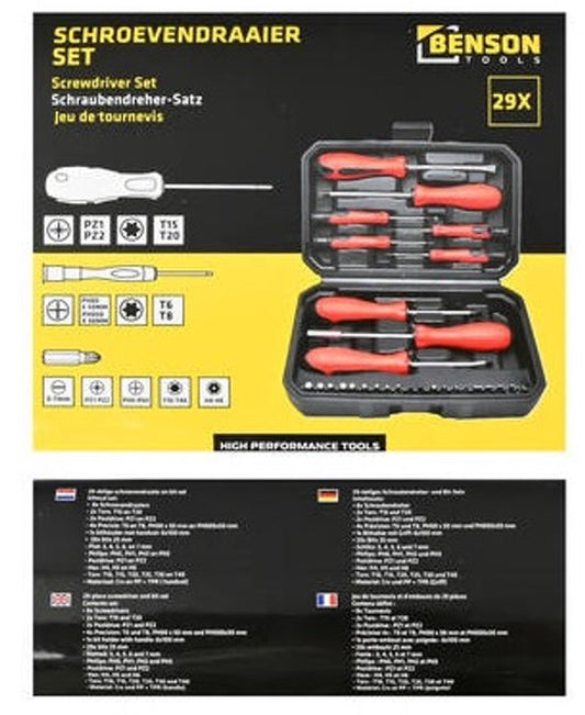 Coffret de tournevis 28 pièces