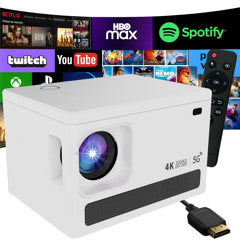 Vidéoprojecteur x6 4K Android TV 11.0 Wi-Fi