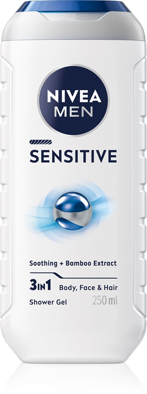 Gel Douche Nivea Men Sensitive 3 en 1 - 250 ml
