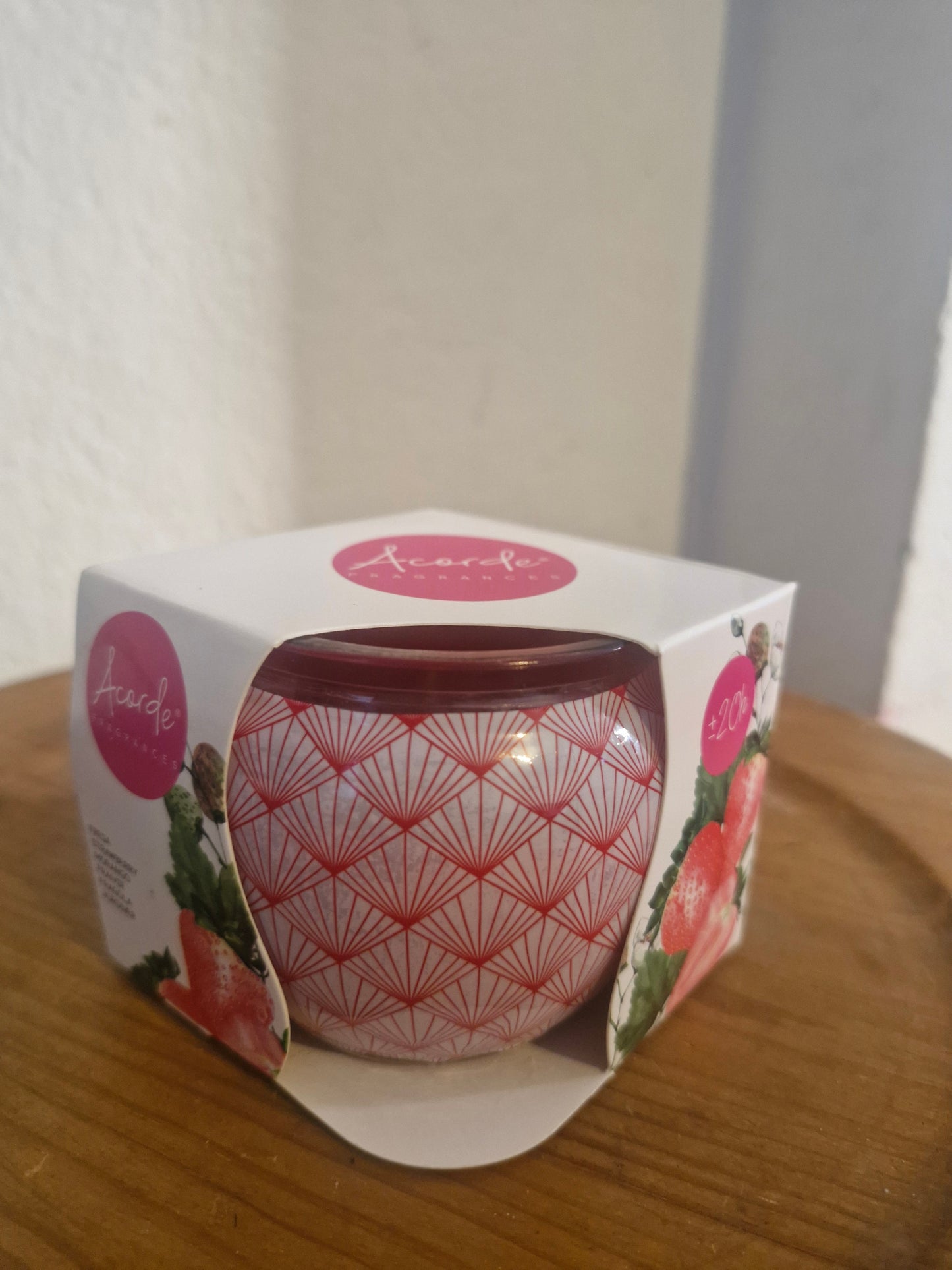 Bougie parfumée en pot de verre