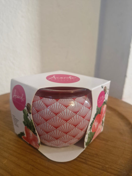 Bougie parfumée en pot de verre