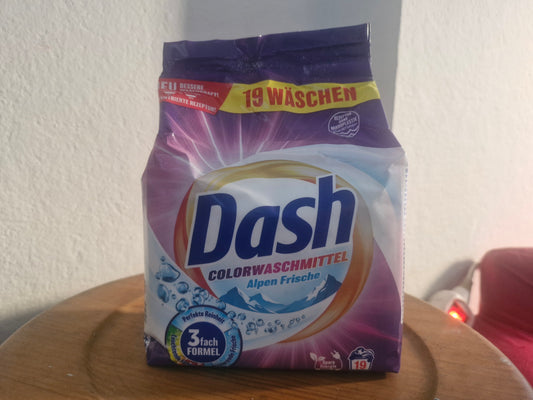 Poudre lessive Dash fraîche 19 lavages