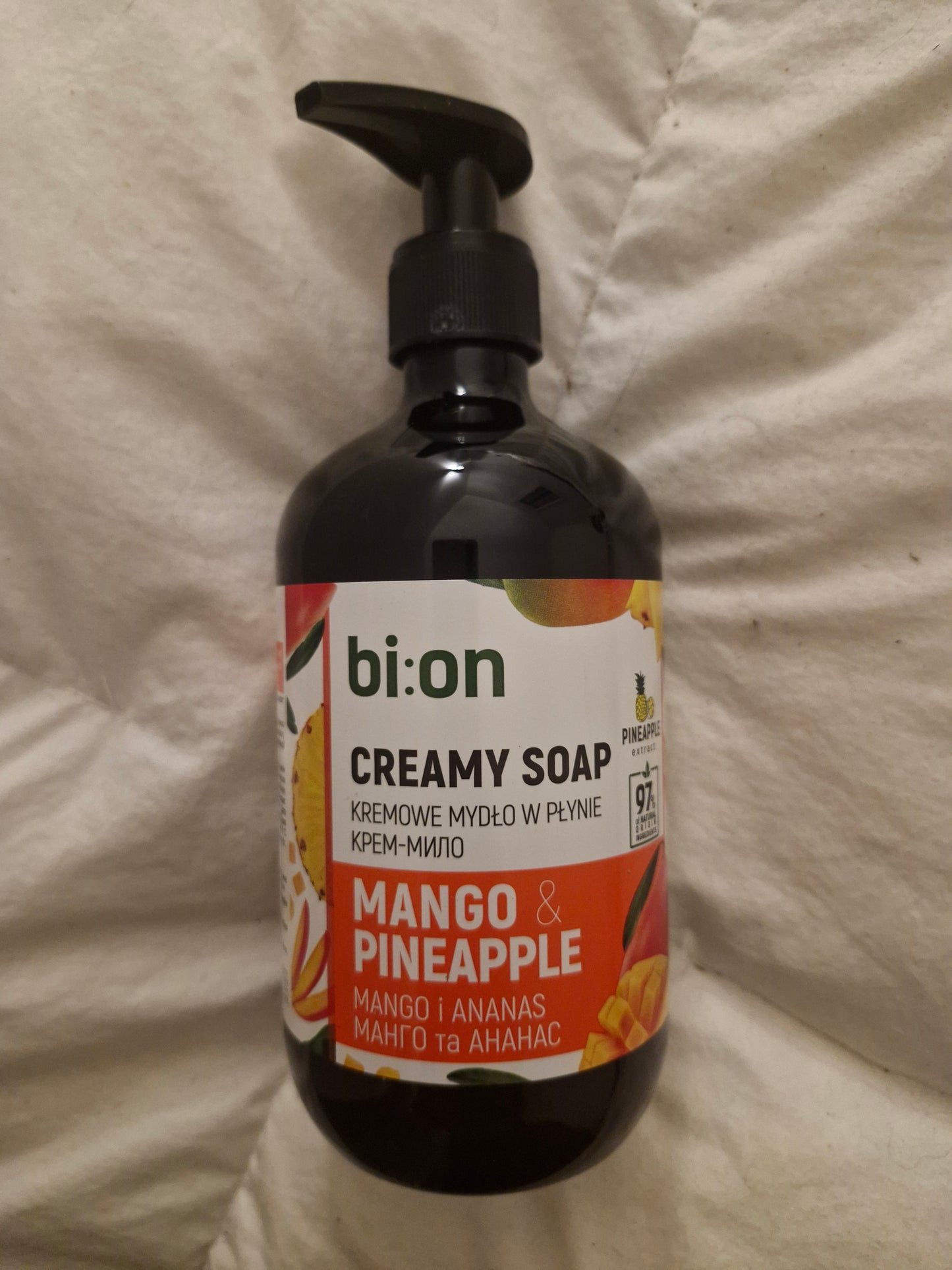 Crème Bio Naturelle Mangue Ananas 473 ml