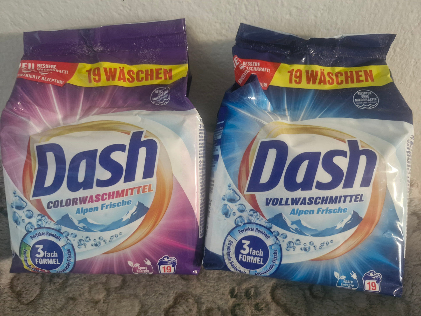 Poudre lessive Dash fraîche 19 lavages